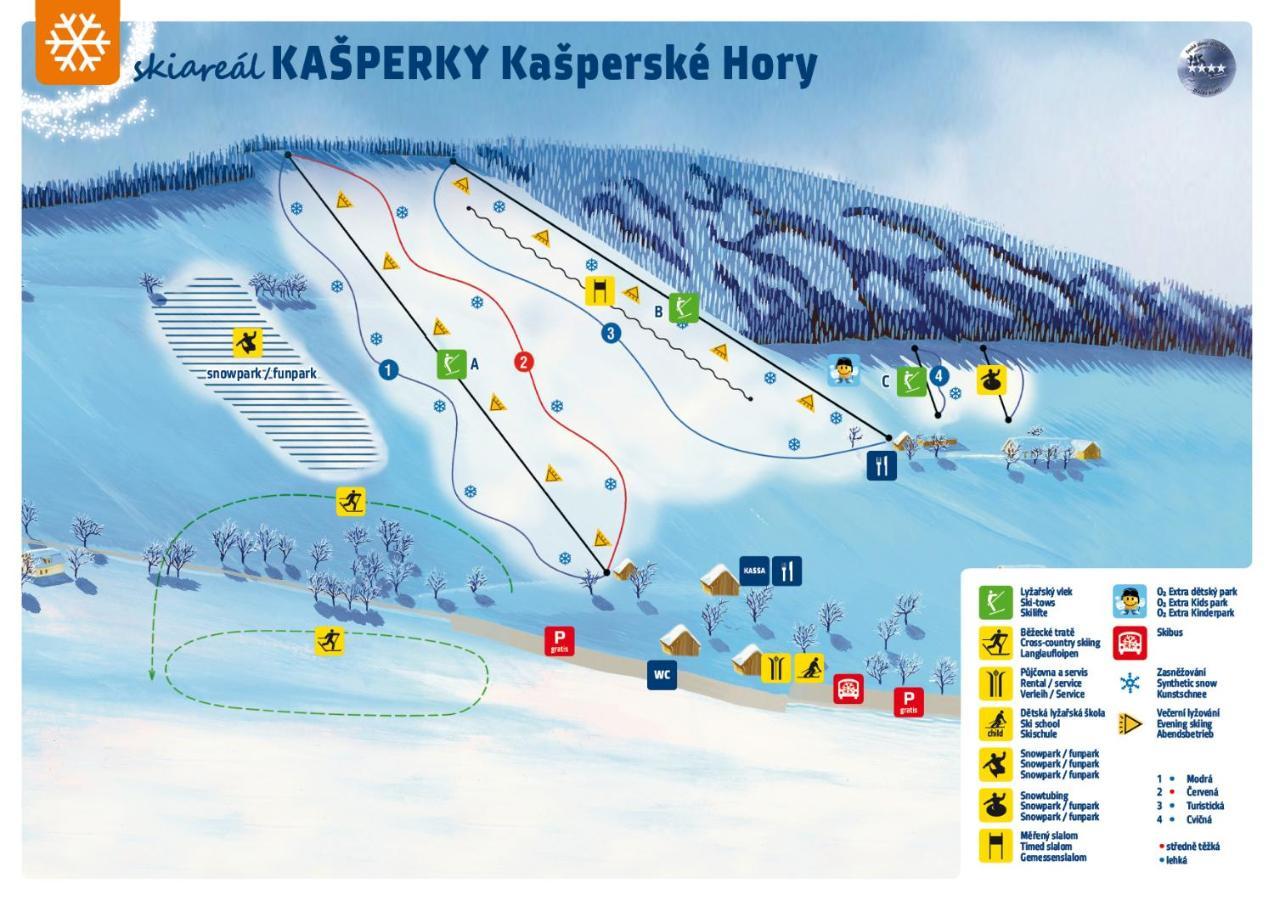 Apartman Hubert Kasperske Hory Kültér fotó